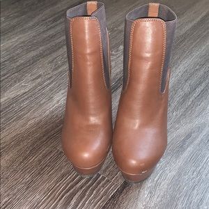 Chocolate brown booties